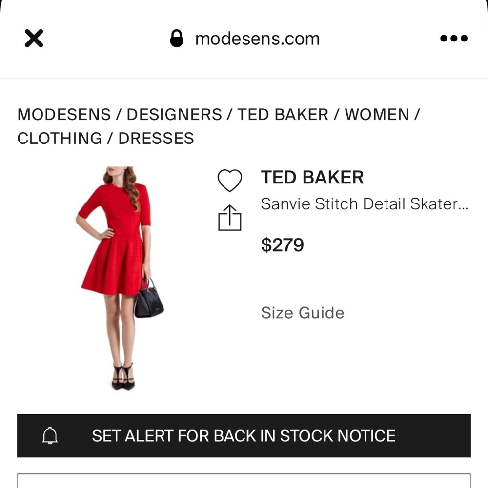 Ted Baker Red Dress